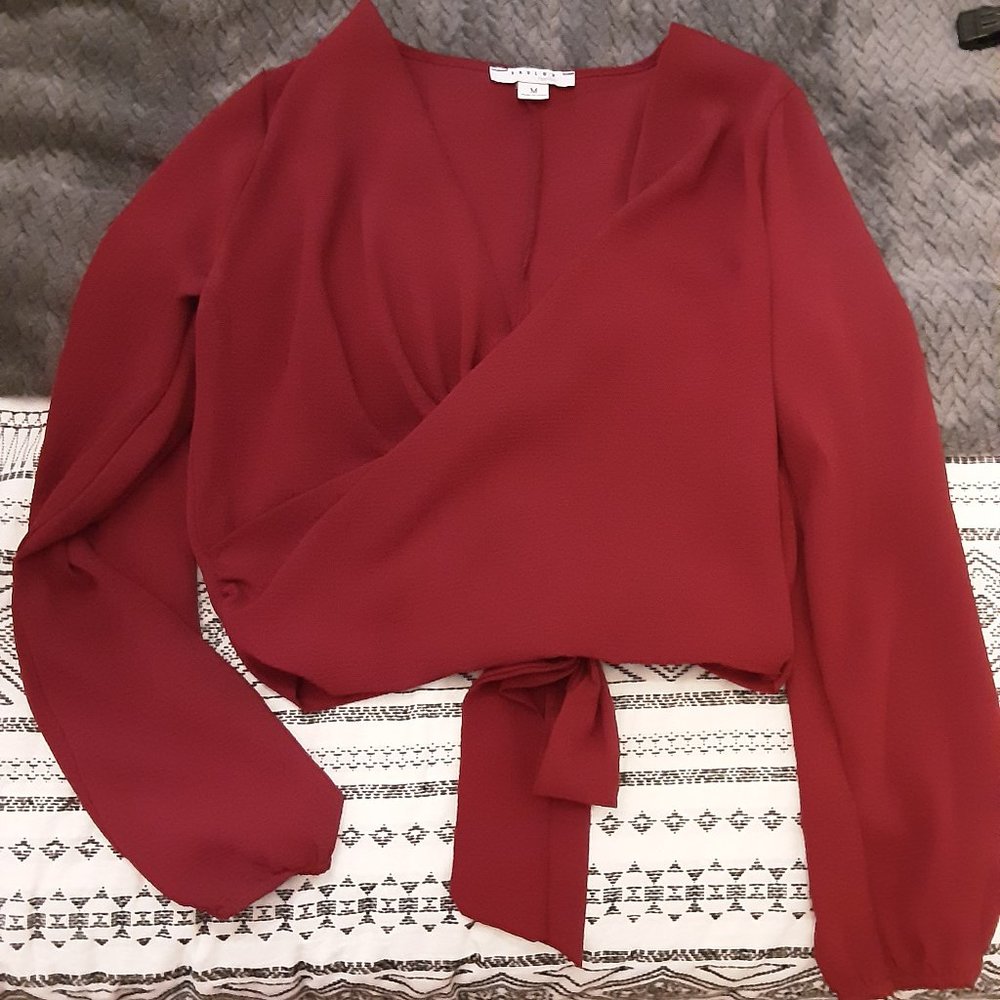 Maroon croptop